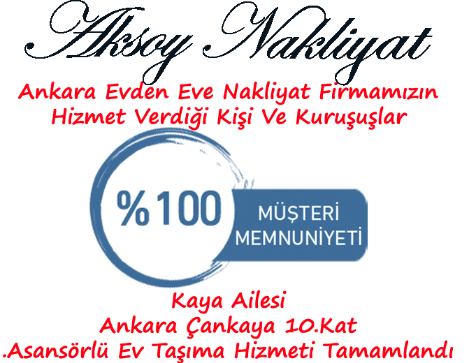 Kaya Ailesi Asansörlü Ev Taşıması Tamamlandı